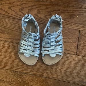 Silver old navy baby sandals